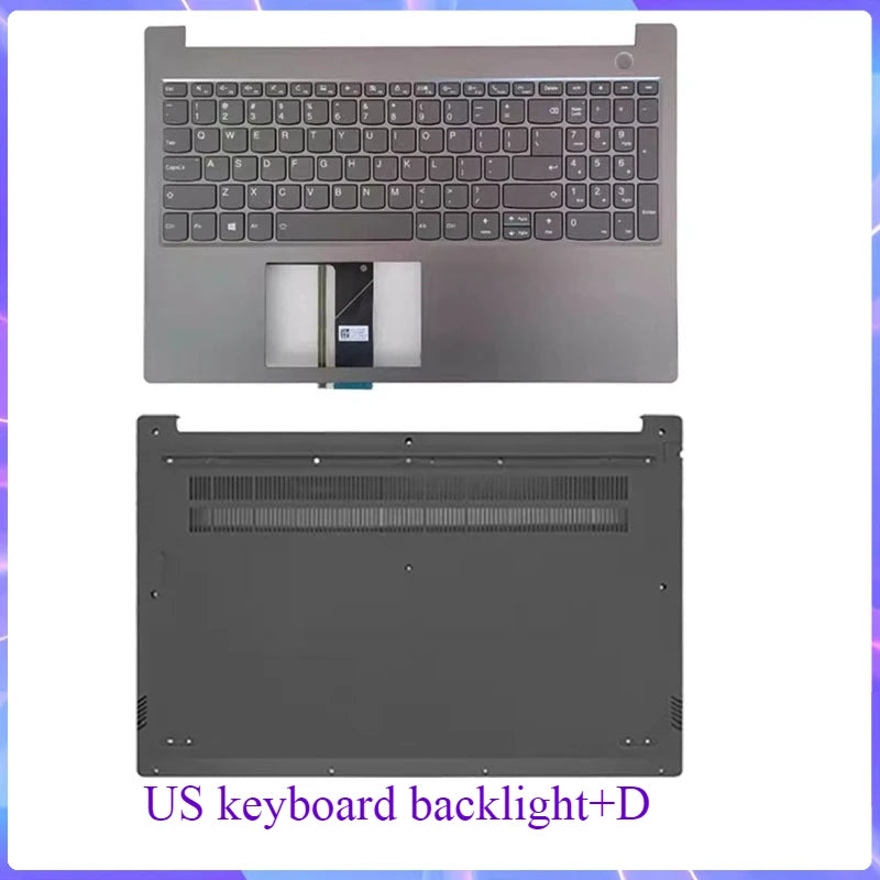 New For ThinkBook 15 IIL 15-IML 15-IIL Laptop Shell LCD Top cover/Back Cover/Front Bezel/Hinges/Bottom Case  Keyboard 15.6-inch