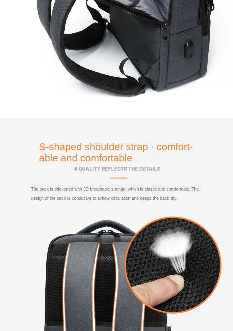 GOLF backpack men's high-capacity business backpack 2024 new business travel computer travel bag for college students