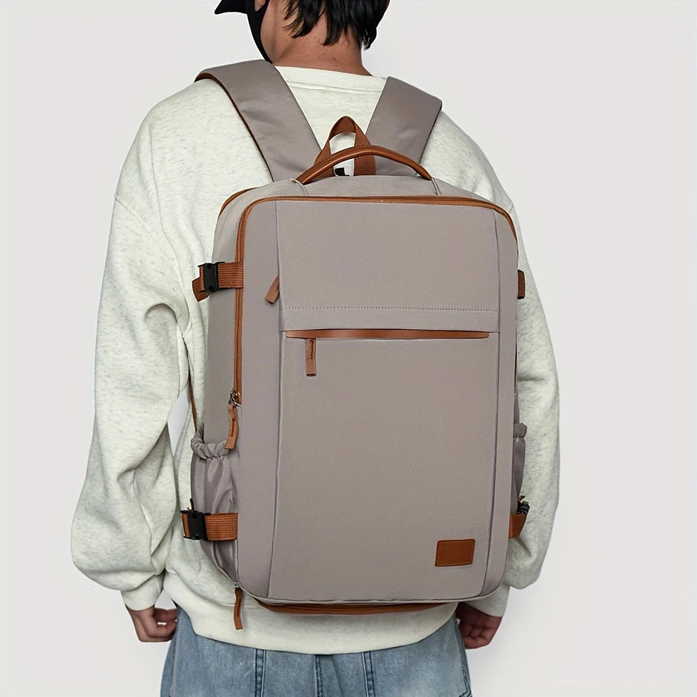 Business Travel Backpack, High-End Thickened Backpack, Shock-Resistant, Large Capacity, Lightweight, Business Travel Luggage Bag