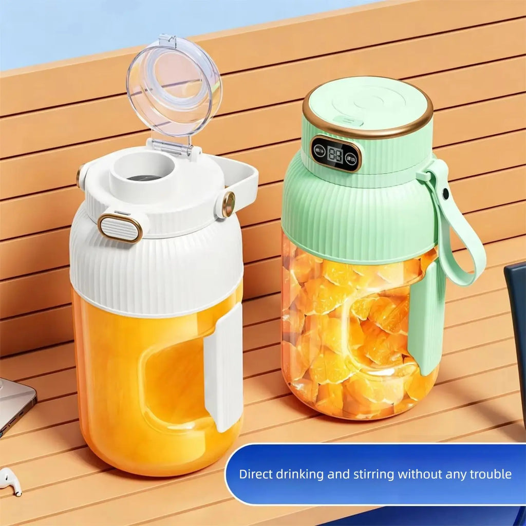 Fruit Juicer Cup Portable Electric Fruit Mixer Stirrng Cup Large Capacity Smoothie Quick Making Bottle Suitable Juice Production