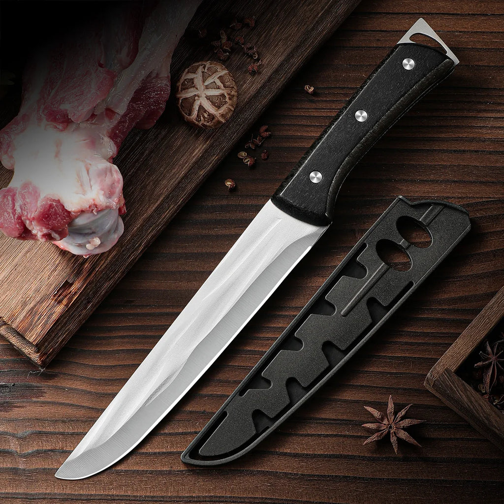 Slaughtering Knives Boning Knife Handmade Knife Professional Kitchen Knives Meat Processing Butchery Tools Outdoors Knives ﻿