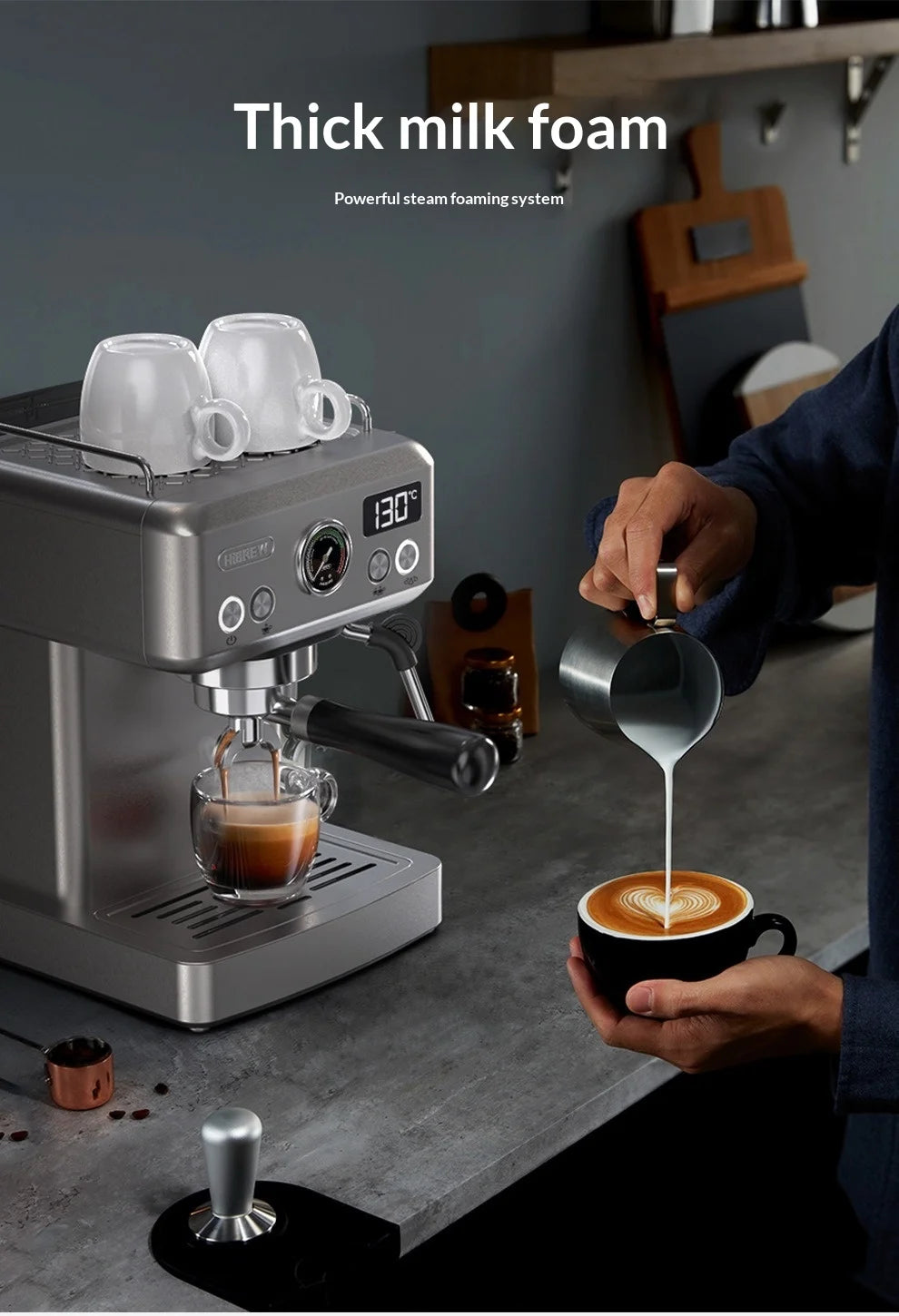 Bean to Cup Professional Barista Coffee Maker Machine Espresso Coffee Machine Best with Grinder