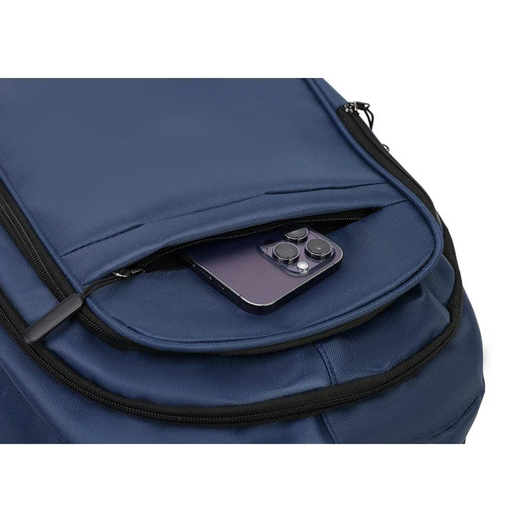 Large-capacity backpack - laptop bag, featuring a 15.6-inch tablet pocket and zippered pockets - utilizing anti-fading technolog