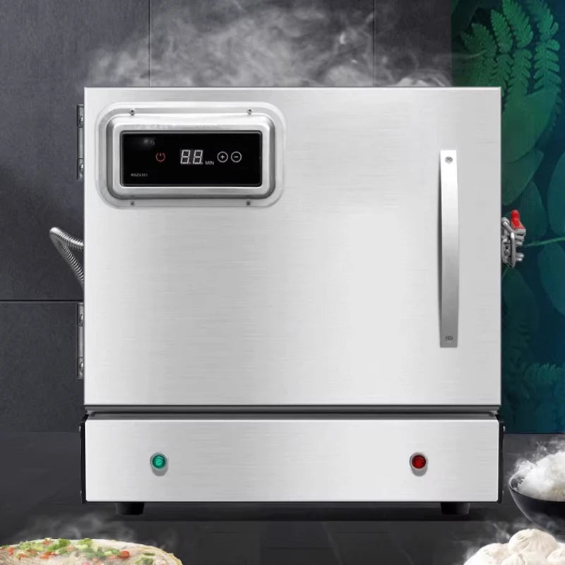 Electric Steamer Stainless Steel Commercial Steamer Pot 2/3 Layers Electric Food Steamer Timing For Kitchen Steam Meat