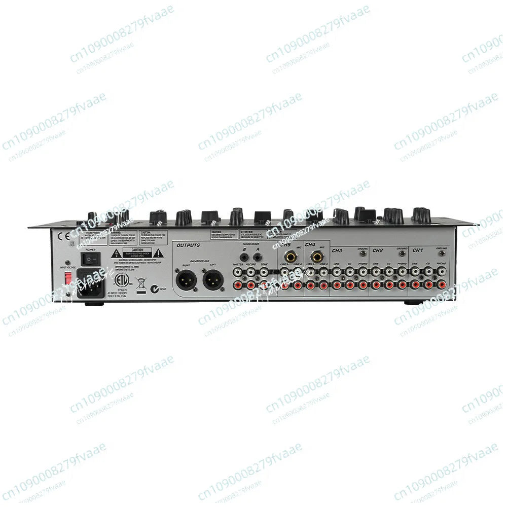 Professional DJ Mixer 5 Channel Output with EQ Music DJ Mixer