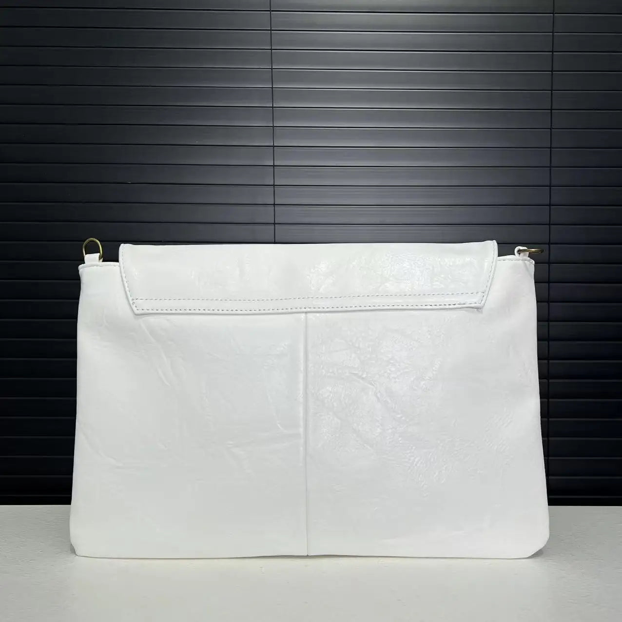 Ladies' Fashion Business High Capacity Glove Bag Soft Leather Document Storage Shoulder Bag