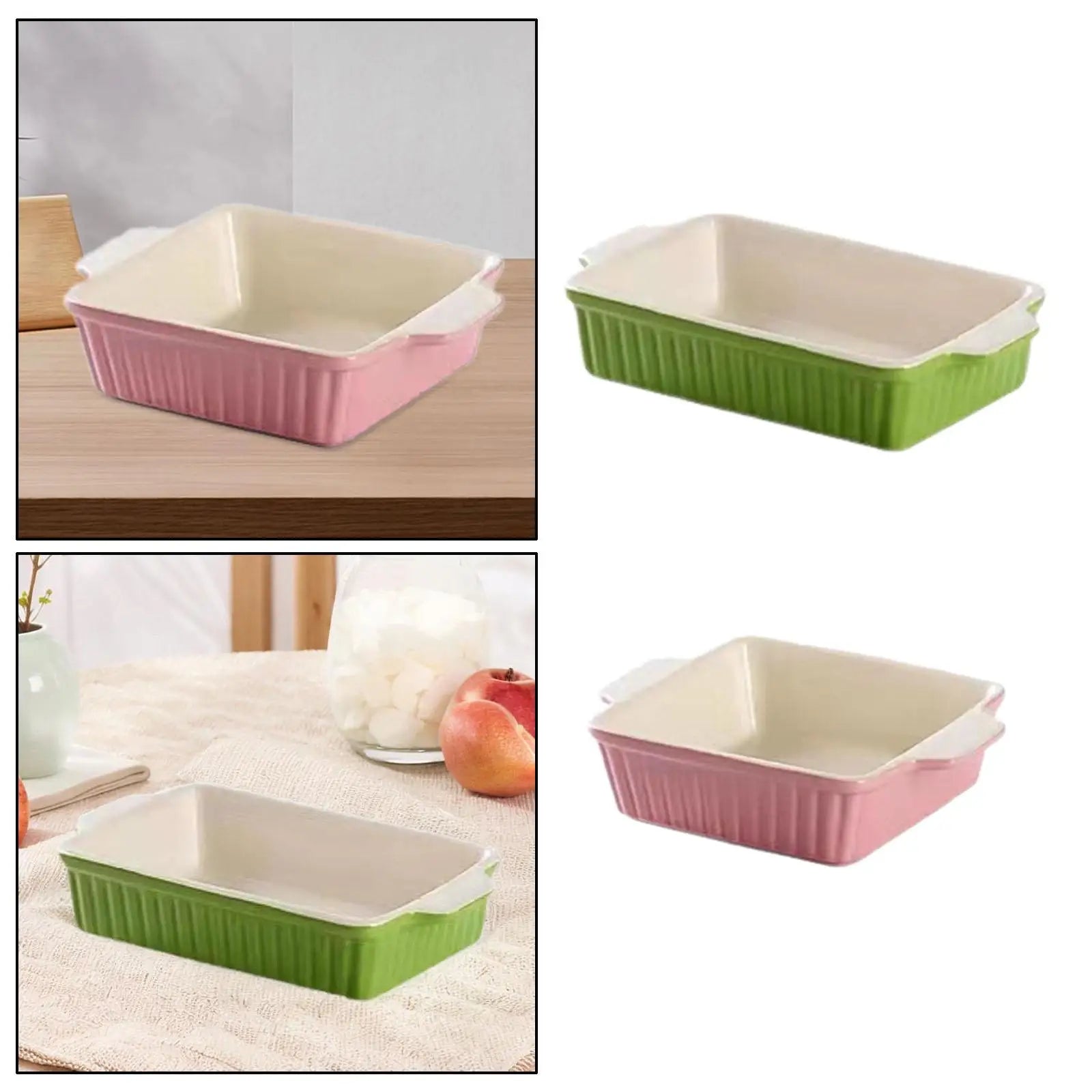Ceramic Bakeware Porcelain Baking Dishes for Cooking Microwave Oven Banquet