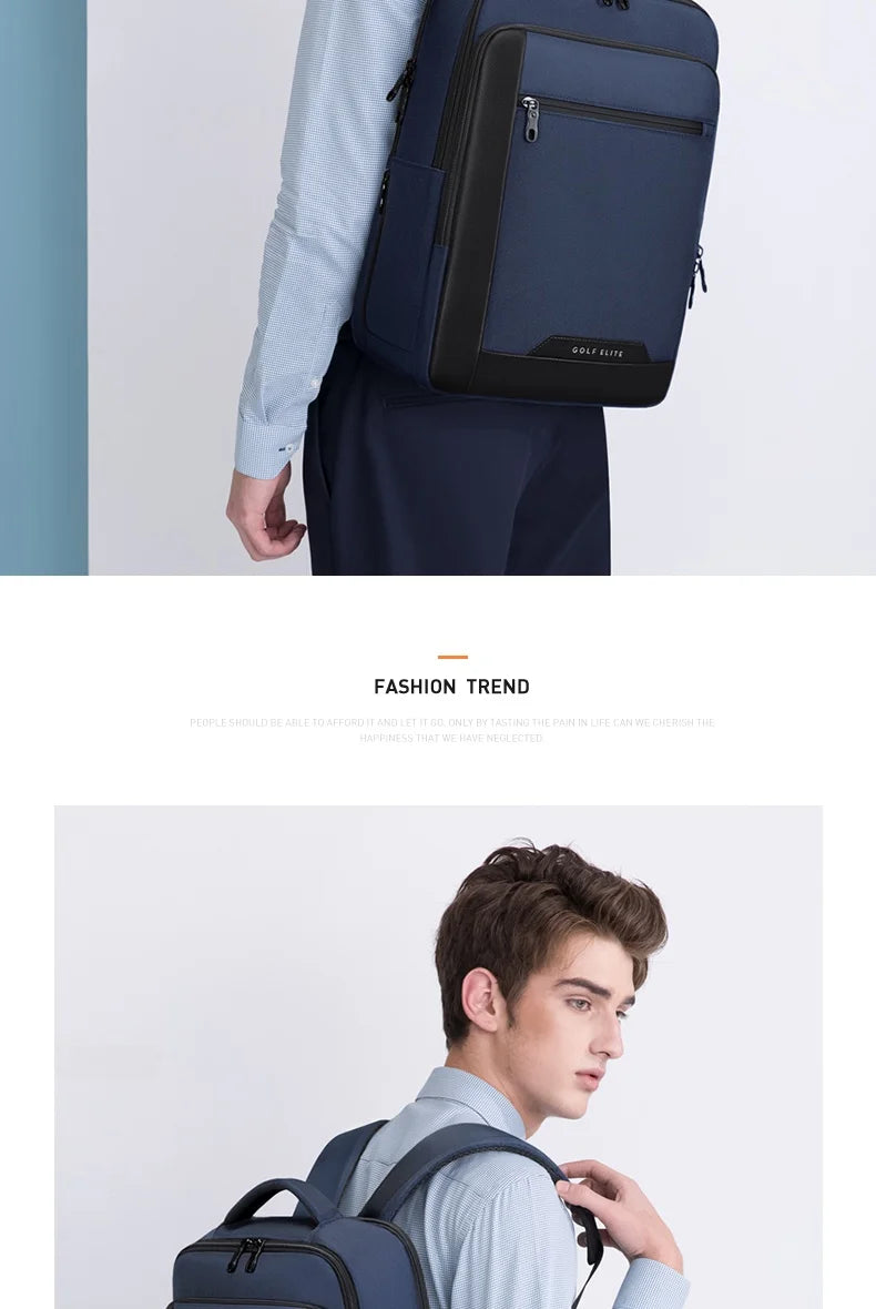 GOLF backpack men's high-capacity business backpack 2024 new business travel computer travel bag for college students
