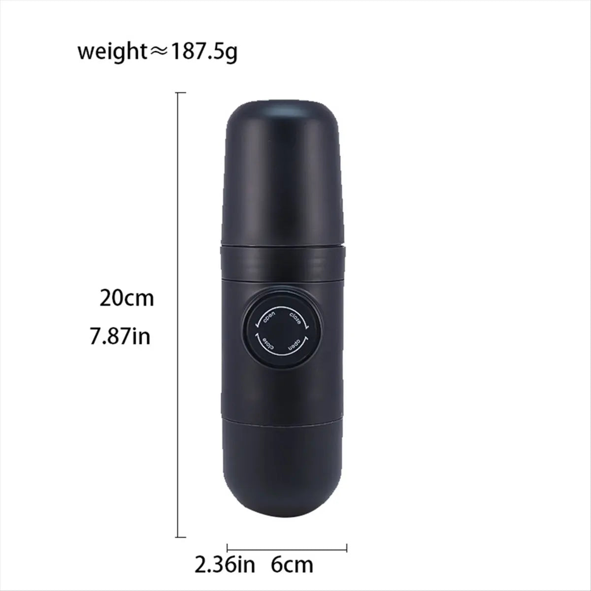Portable Coffee Machine Outdoor Coffeepot Cup Manual Travel Espresso Maker Coffeemaker for Camping-ABYS