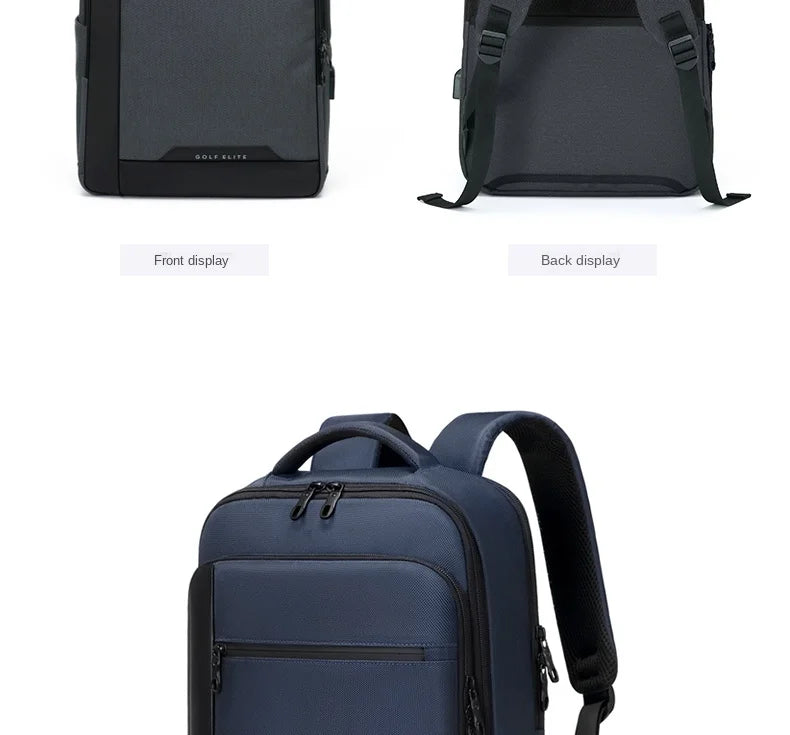 GOLF backpack men's high-capacity business backpack 2024 new business travel computer travel bag for college students