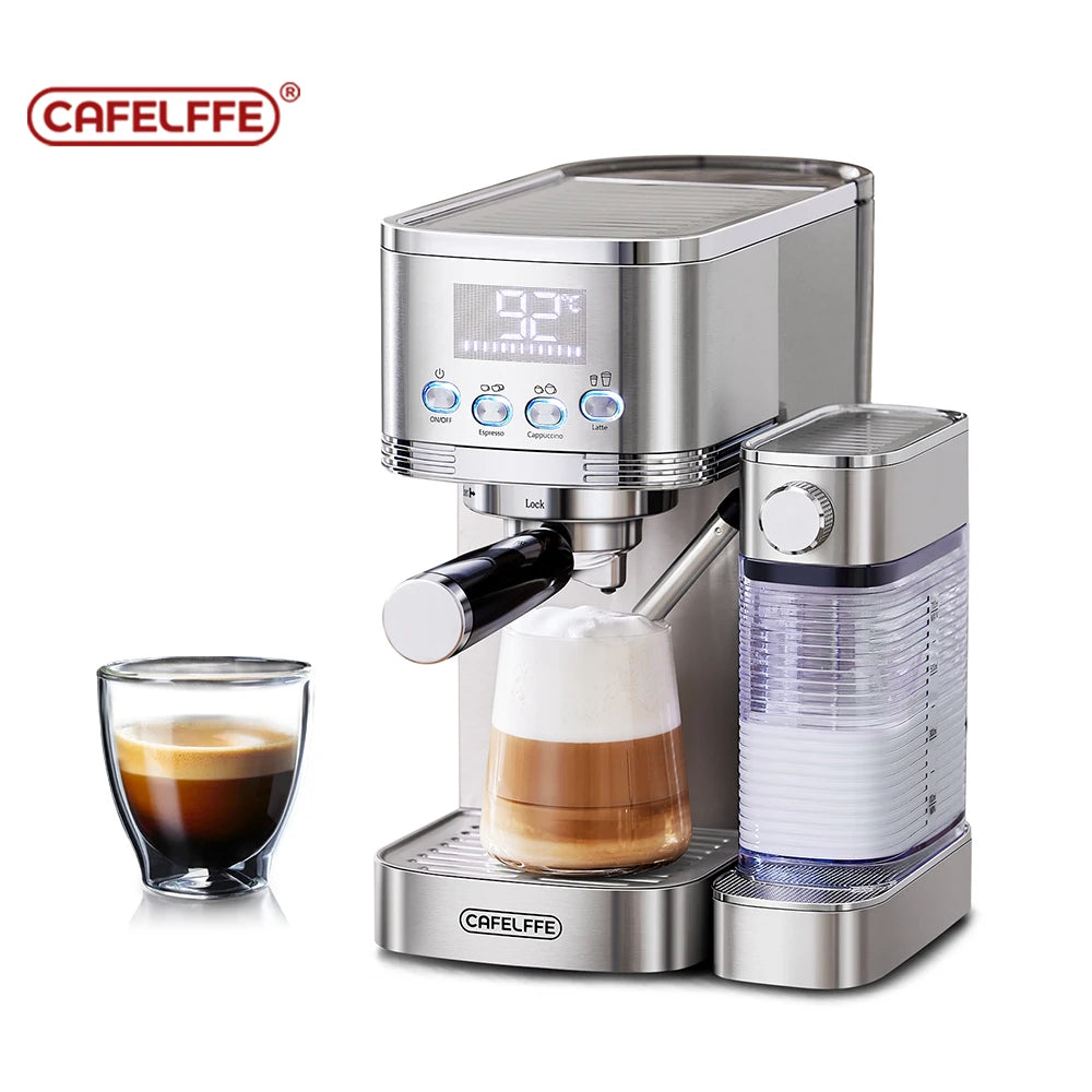 Coffee Machine Parts - Automatic Milk Box Compatible with CM1638, MK-801 Milk Frother, 0.7L Capacity Cafelffe