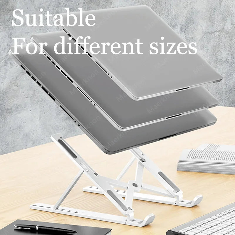 Adjustable Laptop Holder Foldable Computer Monitor Holder Portable Notebook Stand For Macbook Air iPad Tablets Base Accessories