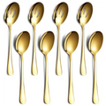 Serving Set Serving Spoons and Slotted Spoons, Stainless Steel Buffet Utensils, Banquet Spoons, Dishwasher Safe, Kitchen