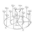 Stainless Steel BBQ Skewers Vertical Air Fryer Rack Air Fryer Grill Set Detachable 15 Baking Skewers Sticks Kitchen Tools