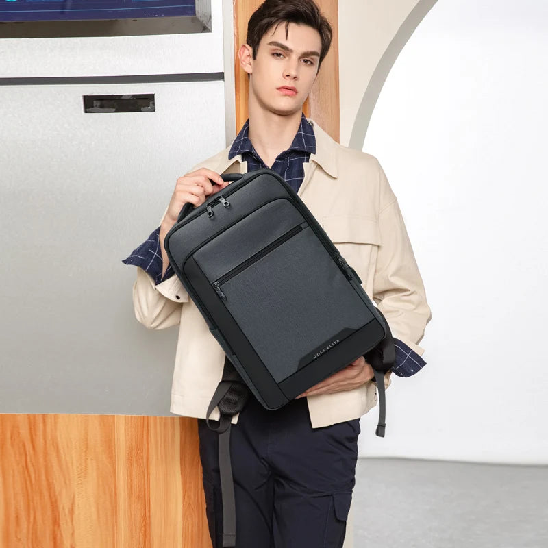 GOLF backpack men's high-capacity business backpack 2024 new business travel computer travel bag for college students
