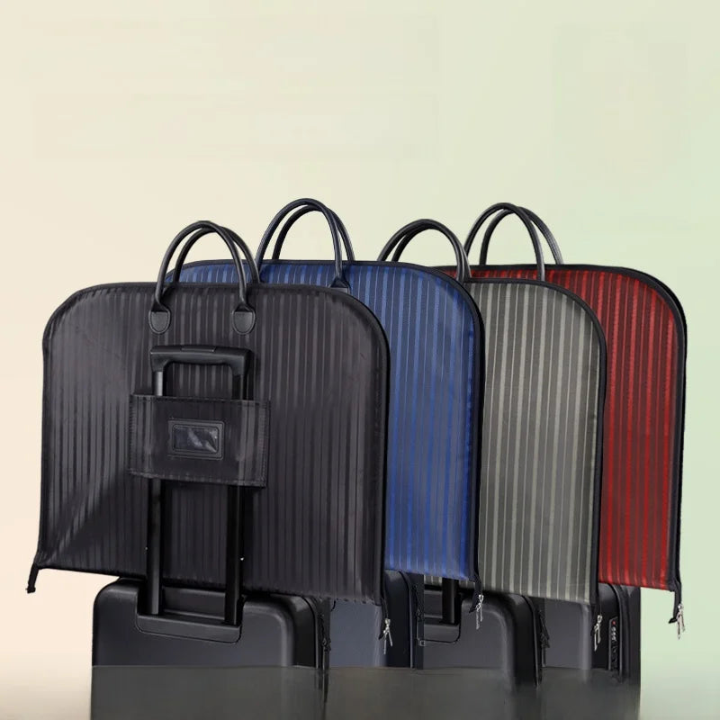 Waterproof Wear-Resistant Business Travel Suit Bag Portability Hanging Suitcase Storage Bag Convenient Oxford Cloth Coat Bag