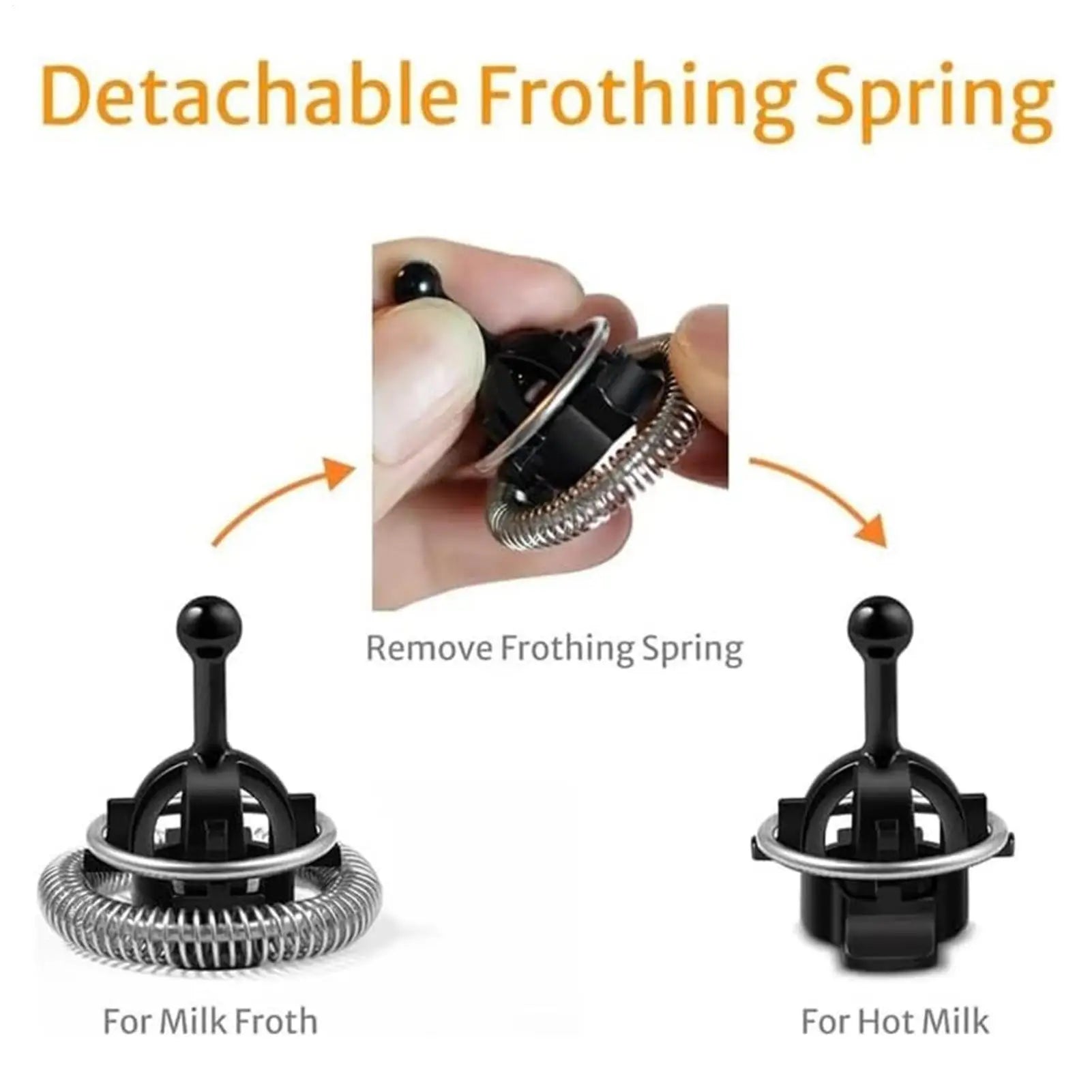 Coffee Machine Accessories Cappuccino Maker Whisk Frother Multifunctional Coffee Machine Frother Accessories Replacement Parts