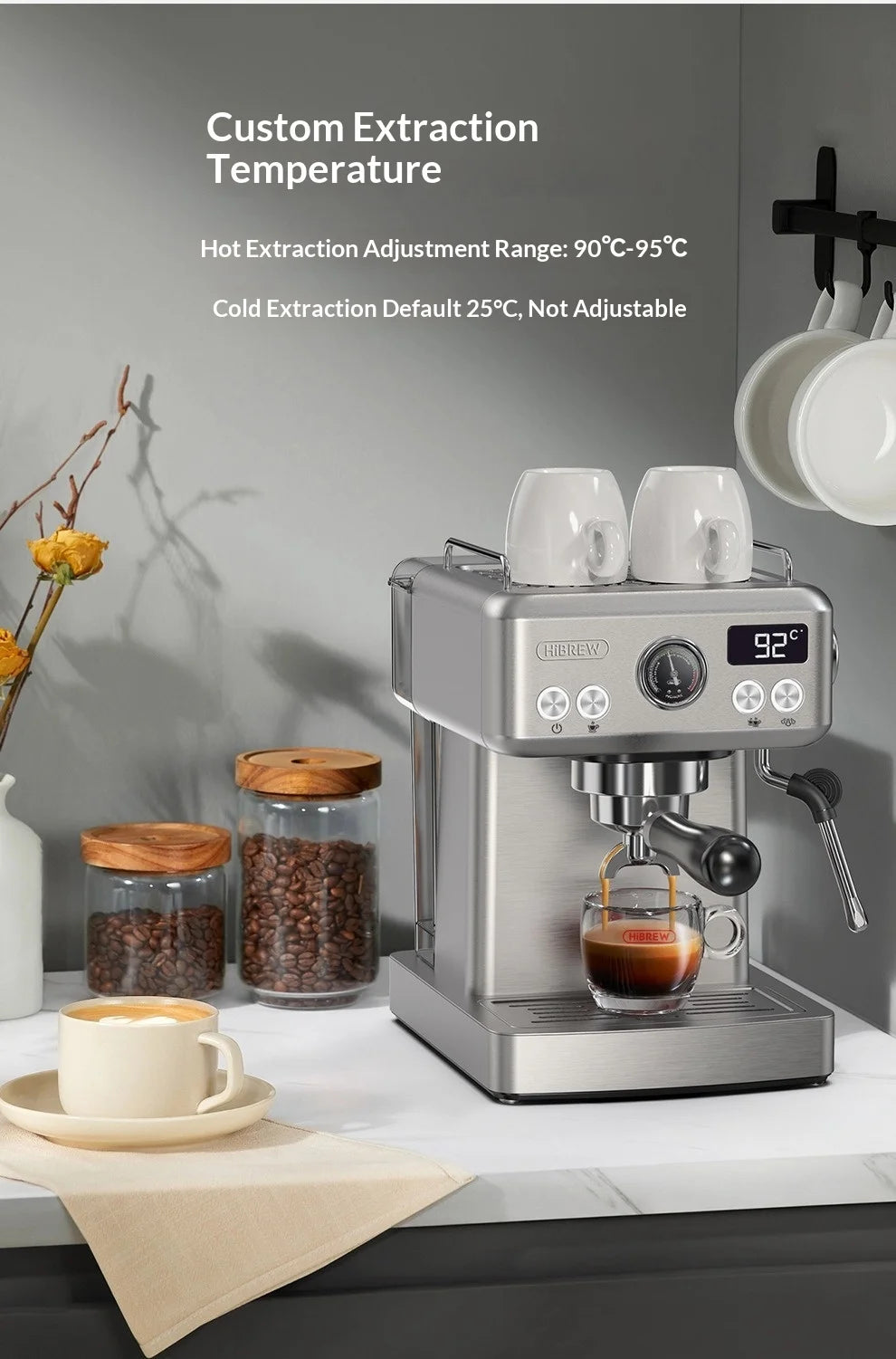 Bean to Cup Professional Barista Coffee Maker Machine Espresso Coffee Machine Best with Grinder