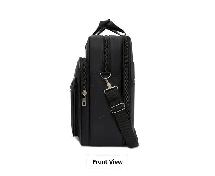 Casual Oxford Cloth Men's Shoulder Crossbody Bag Large Capacity Business Travel Handbag Leisure Sports Bag Stylish Durable