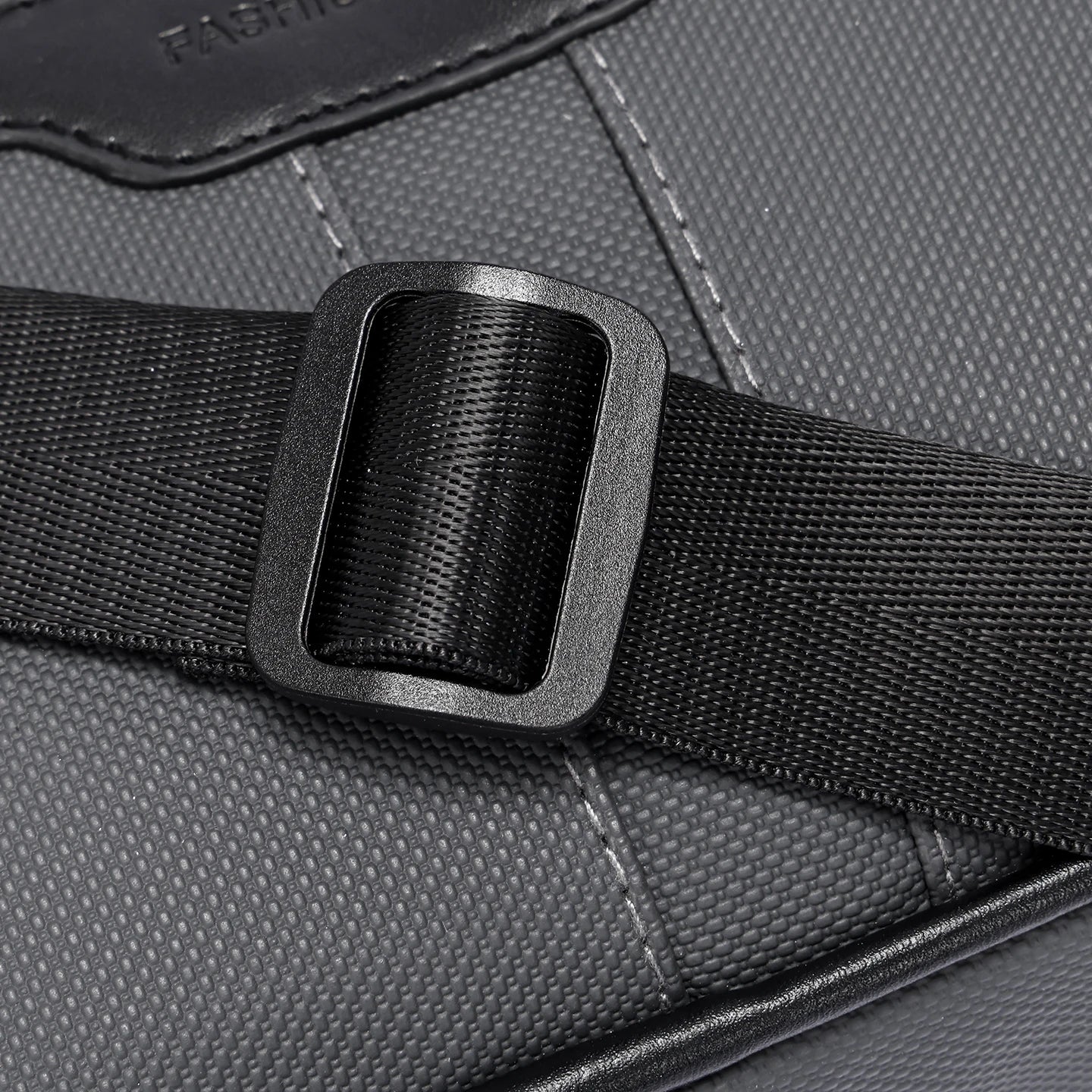 Adjustable Strap Men's Business Bag – Soft PU Leather Crossbody for Commute Travel & Daily Use