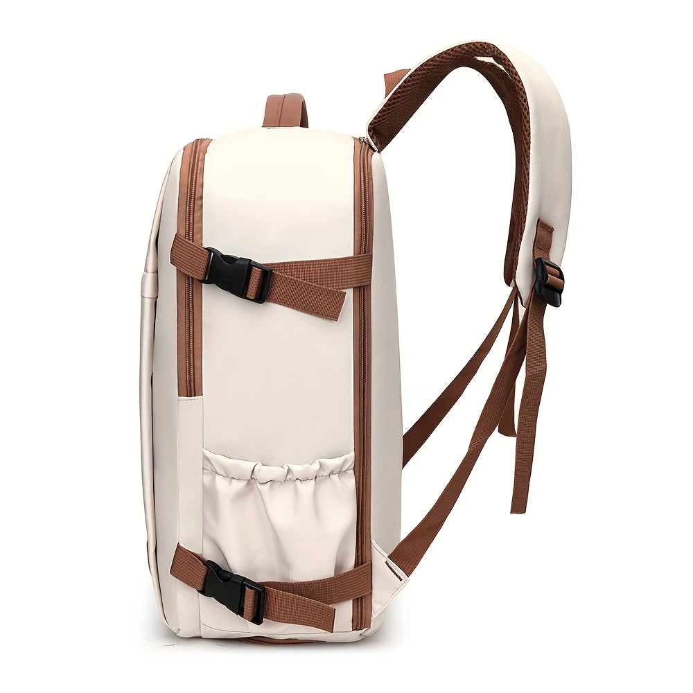Business Travel Backpack, High-End Thickened Backpack, Shock-Resistant, Large Capacity, Lightweight, Business Travel Luggage Bag