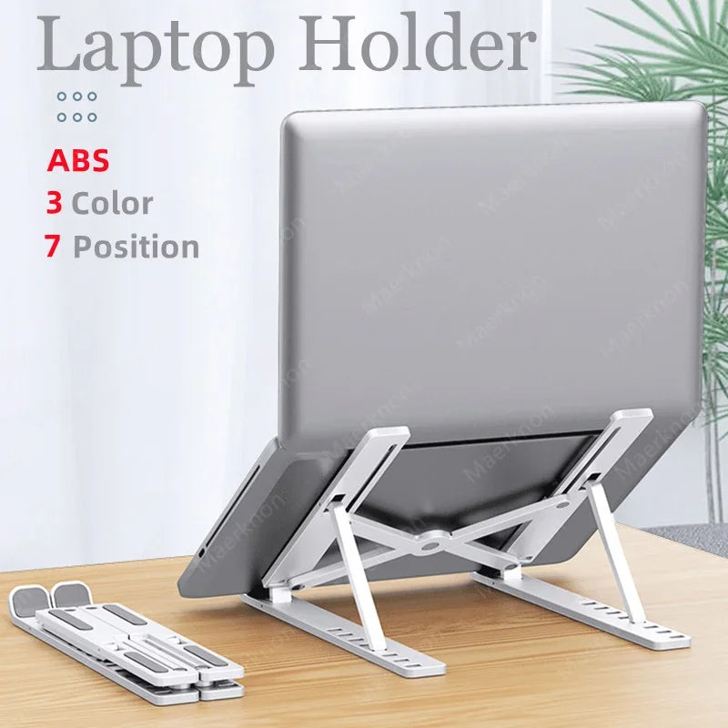 Adjustable Laptop Holder Foldable Computer Monitor Holder Portable Notebook Stand For Macbook Air iPad Tablets Base Accessories
