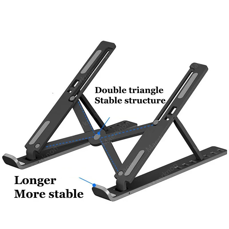 Adjustable Laptop Holder Foldable Computer Monitor Holder Portable Notebook Stand For Macbook Air iPad Tablets Base Accessories