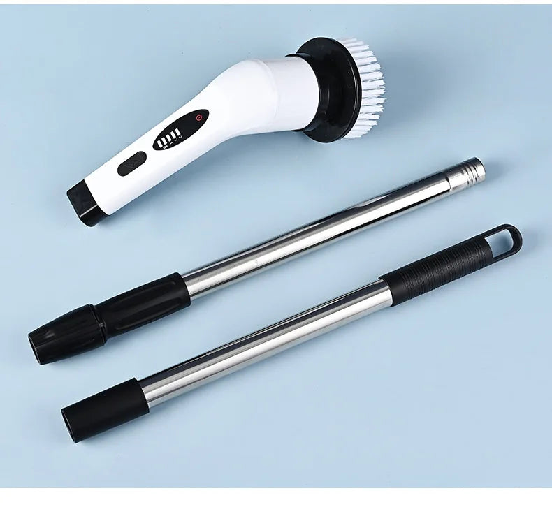 Kitchen and Bathroom Electric Cleaning Brush Charge Gadgets Products Supplies Household Tools Accessories Merchandises Home