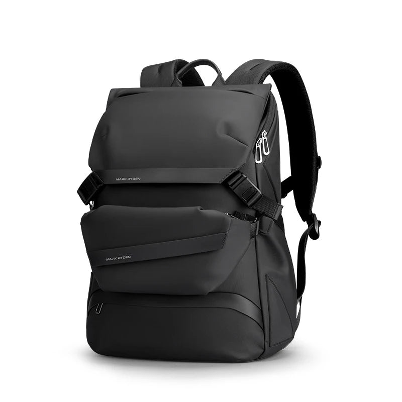 Men's business travel backpack, detachable letter bag, backpack, large capacity 15.6-inch computer bag