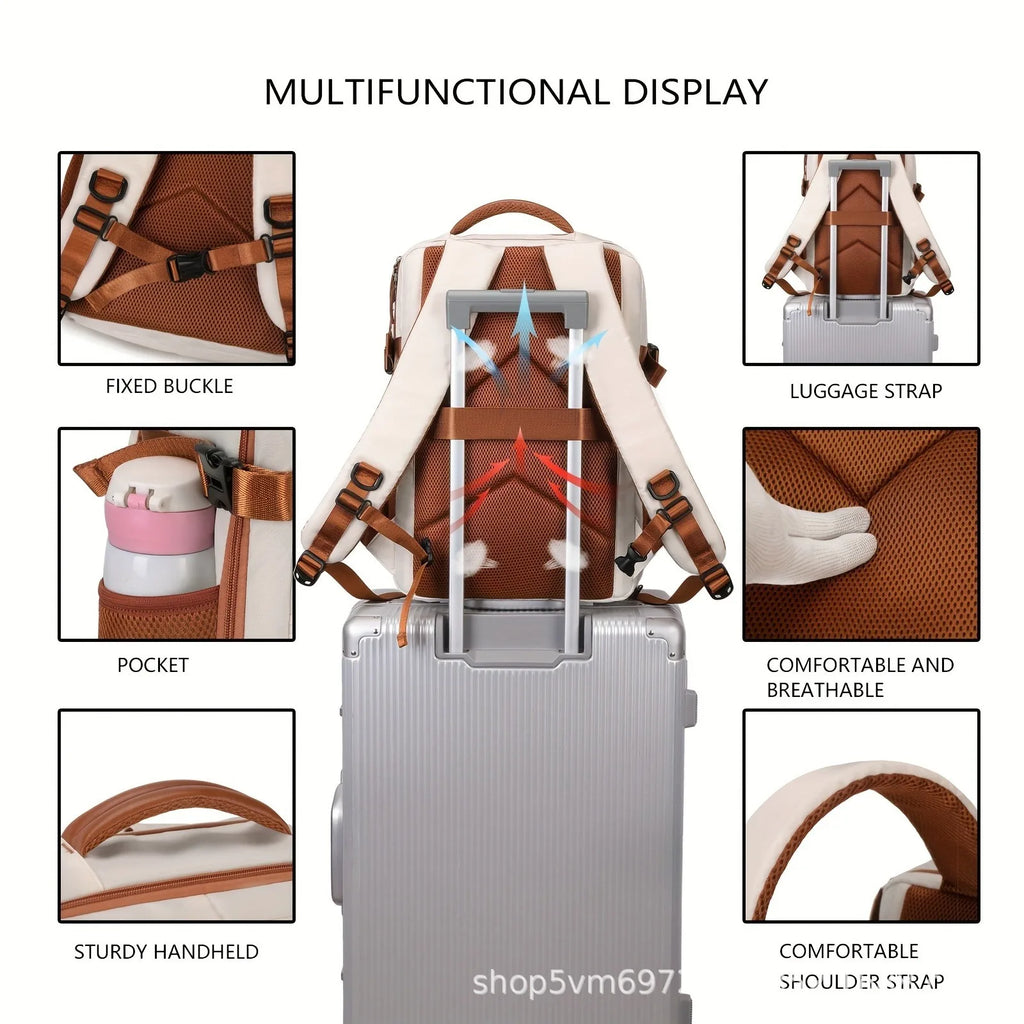 Business Backpack for Men and Women, Large Capacity Expandable Backpack, Computer Backpack, Backpack, Travel Bag