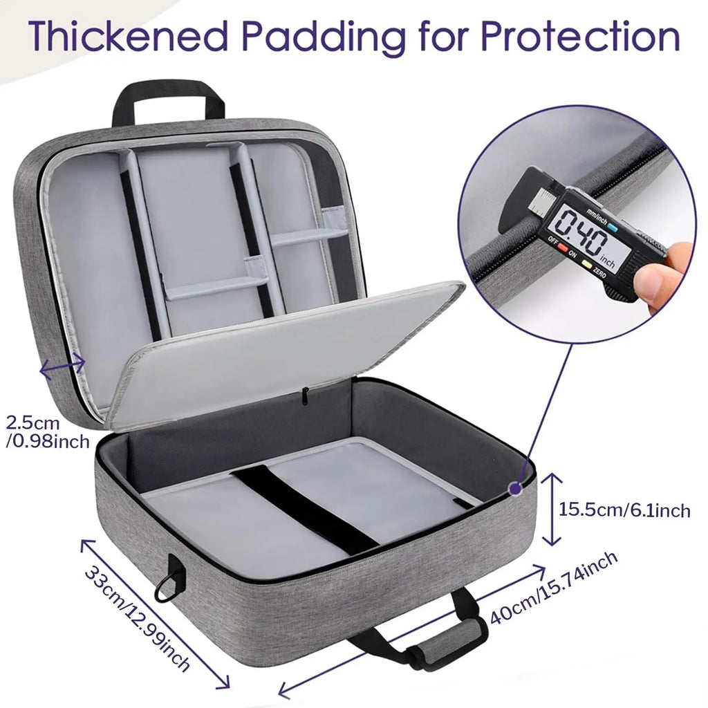 Audio Mixer Bag Compact Audio DJ Mixer Case with Adjustable Storage Scratch-Resistant Sound Instrument Accessories Storage