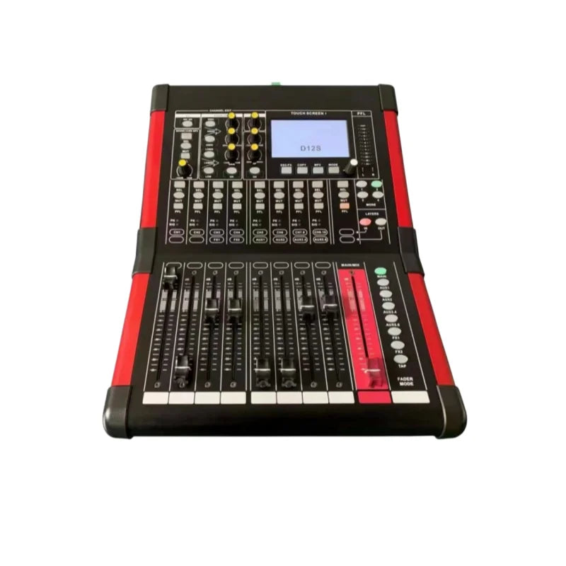 D12/16 Channel Digital Audio Mixer Professional DJ Console Audio Recording Equipment for Stage Performance