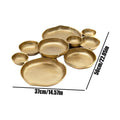 Cluster Serving Tray Decorative Nine-Grid Plate Charcuterie Tray for Snacks Nuts Chips Fruit Candy Meals Appetizers Dining Room