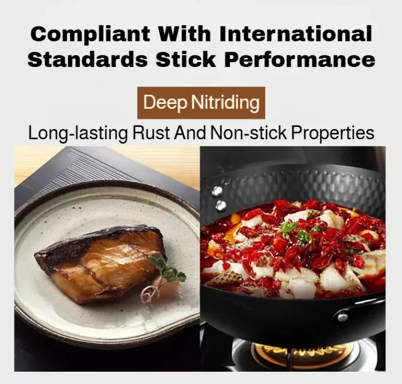 Household Non-stick Pan without Coating - 24cm Mini Wok with Lid,for Kitchen,Easy to Clean,Ideal for Small Meals & Daily