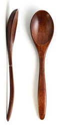 Kitchen Utensils Wooden Cutlery Wood Spoon Dinner Dessert Soup Serving Spoons