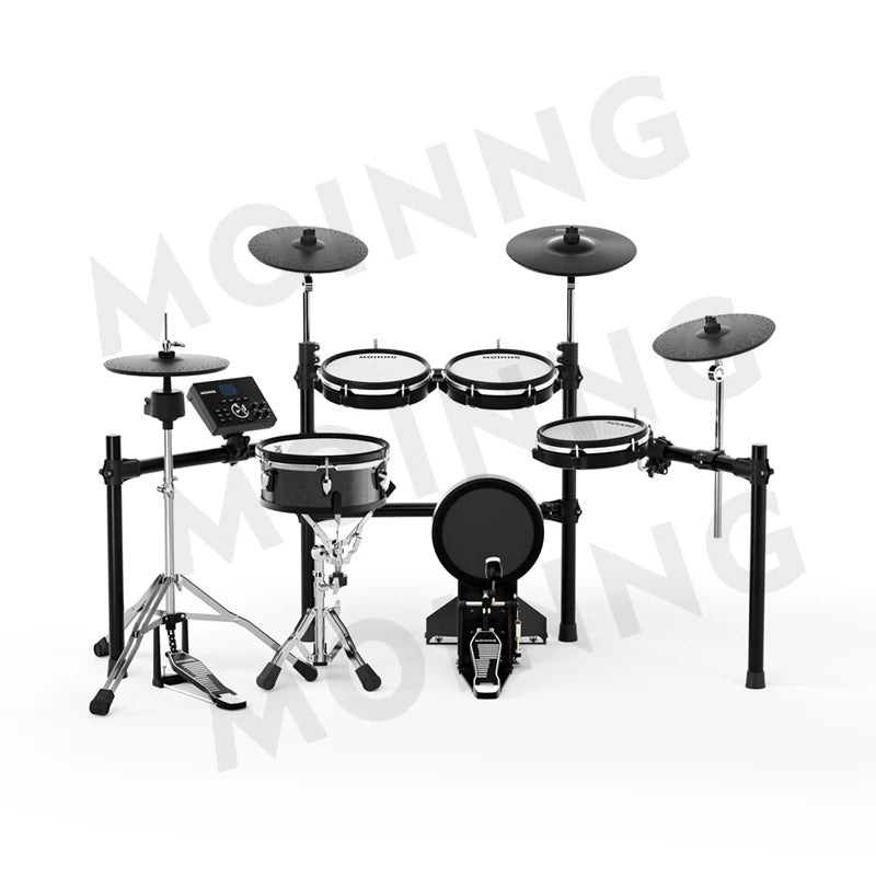 MOINNG MD-300Pro Factory Source E-Drum Kit: Professional Electric Digital Musical Drums With Mechanical Kick