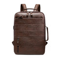 Business Backpacks For Men Waterproof PU Leather Laptop Bag Large Capacity USB Charging Rucksack Male Fashion Travel Bagpack sac