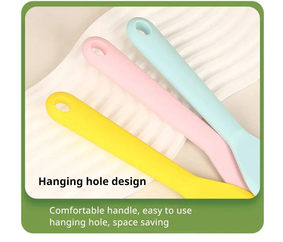 Silicone Frying Shovel Non-stick Surface Kitchen Pancake Fried Egg Transfer Shovel Steak Shovel Kitchen Baking Tools