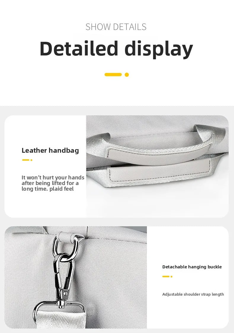 Laptop Bag Handbag 13 14 15 inch for MacBook Air Pro M1 M2 M3 HP Dell Notebook Shoulder Sleeve Protective Computer Briefcase