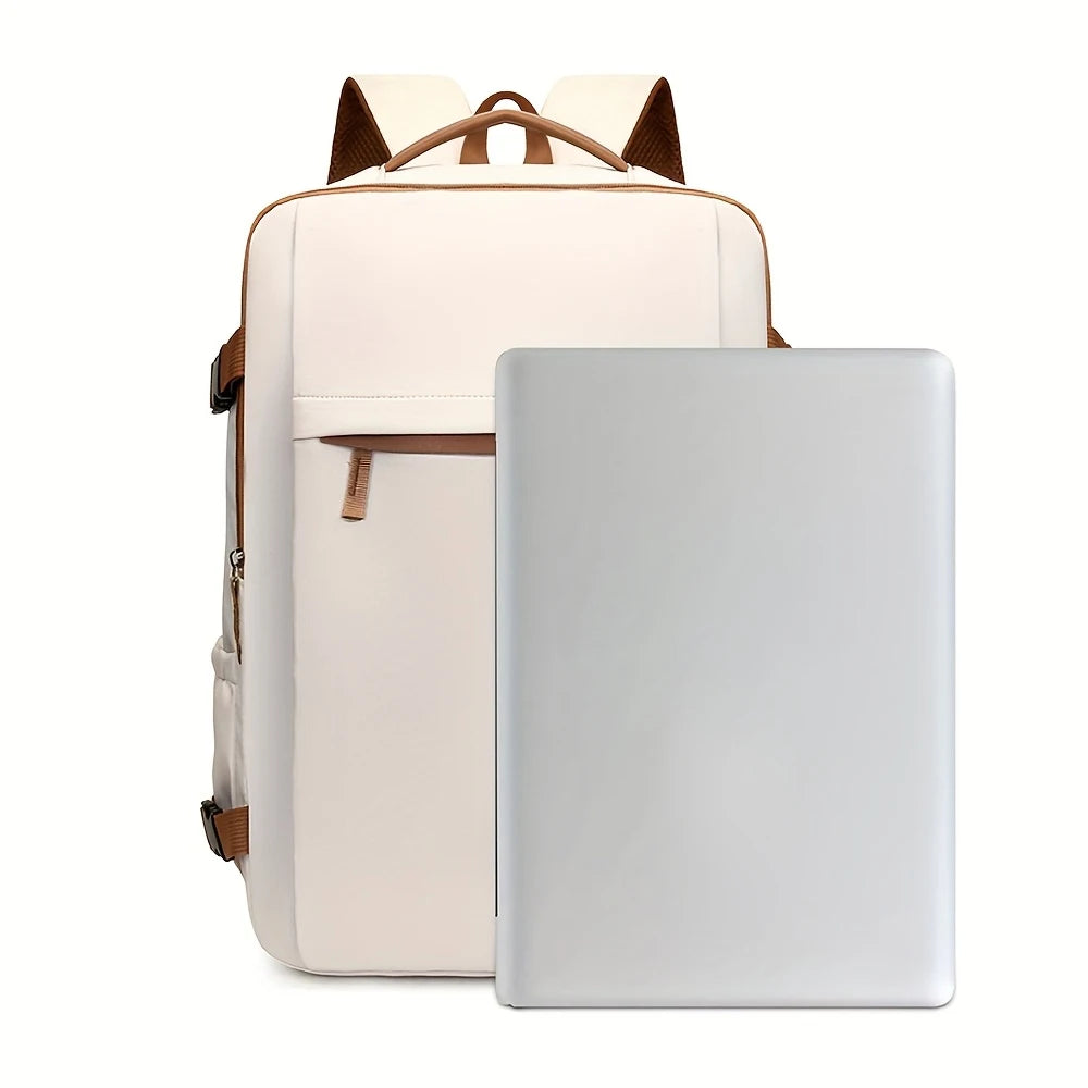 Business Travel Backpack, High-End Thickened Backpack, Shock-Resistant, Large Capacity, Lightweight, Business Travel Luggage Bag