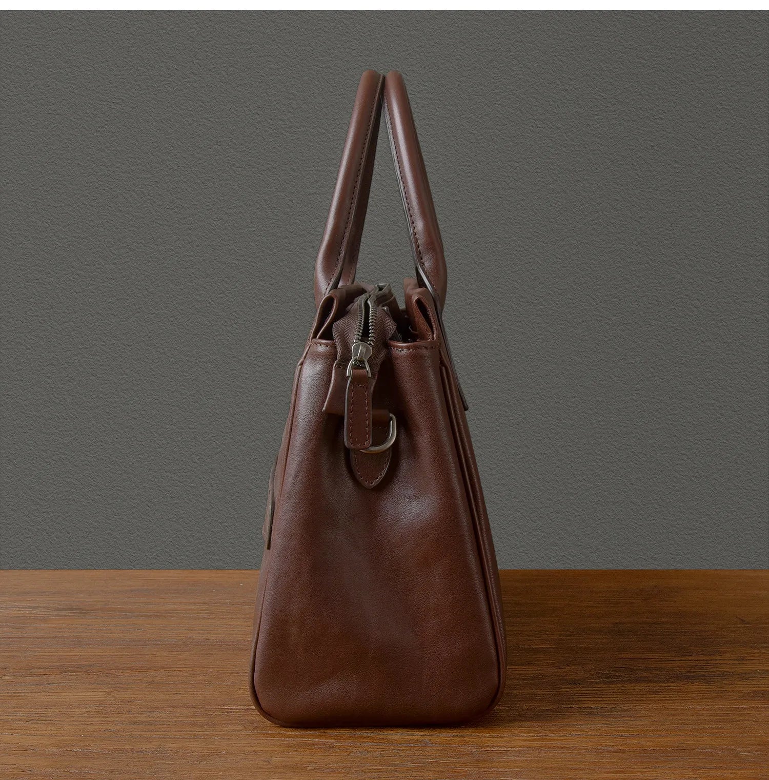 Business vintage genuine leather men's briefcase organizer designer handmade real cow leather women's handbag work postman bag