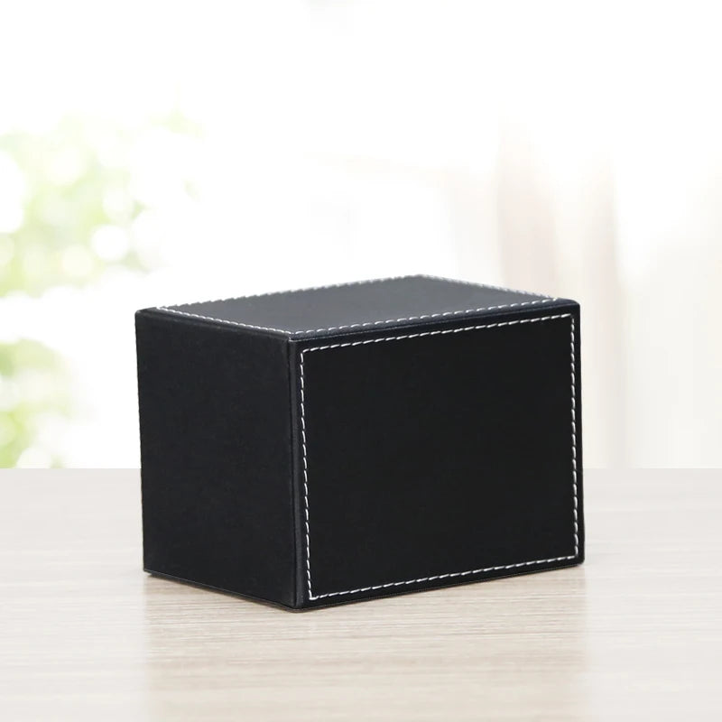 High-End Business Leather Office Supplies Set, Pen Holder, Desktop File Cabinet, Desktop Storage Box