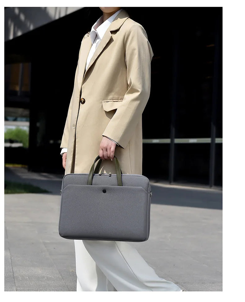 Laptop Bag For Macbook Air Pro 13 16 Case Xiaomi Lenovo Dell HP 13.3 14 15.6 17.3 Inch Notebook Case Shoulder HandBag Briefcases