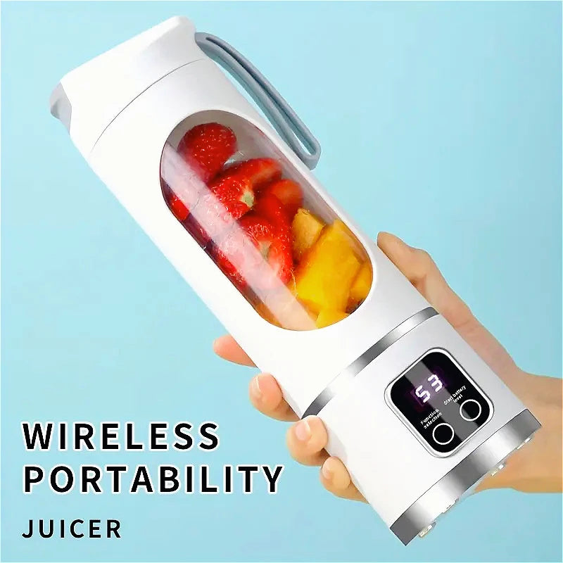 блендер juicer Portable Electric Juicer 450ml 8 Blades Travel Juicer Machine Chargeable Shakes Smoothie Blenders Fresh Juice Cup