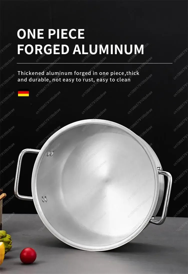 Cast Aluminum Cookware Set of 7 Piece Cooking Pot Set Non Stick Home Kitchen Cookware Aluminum