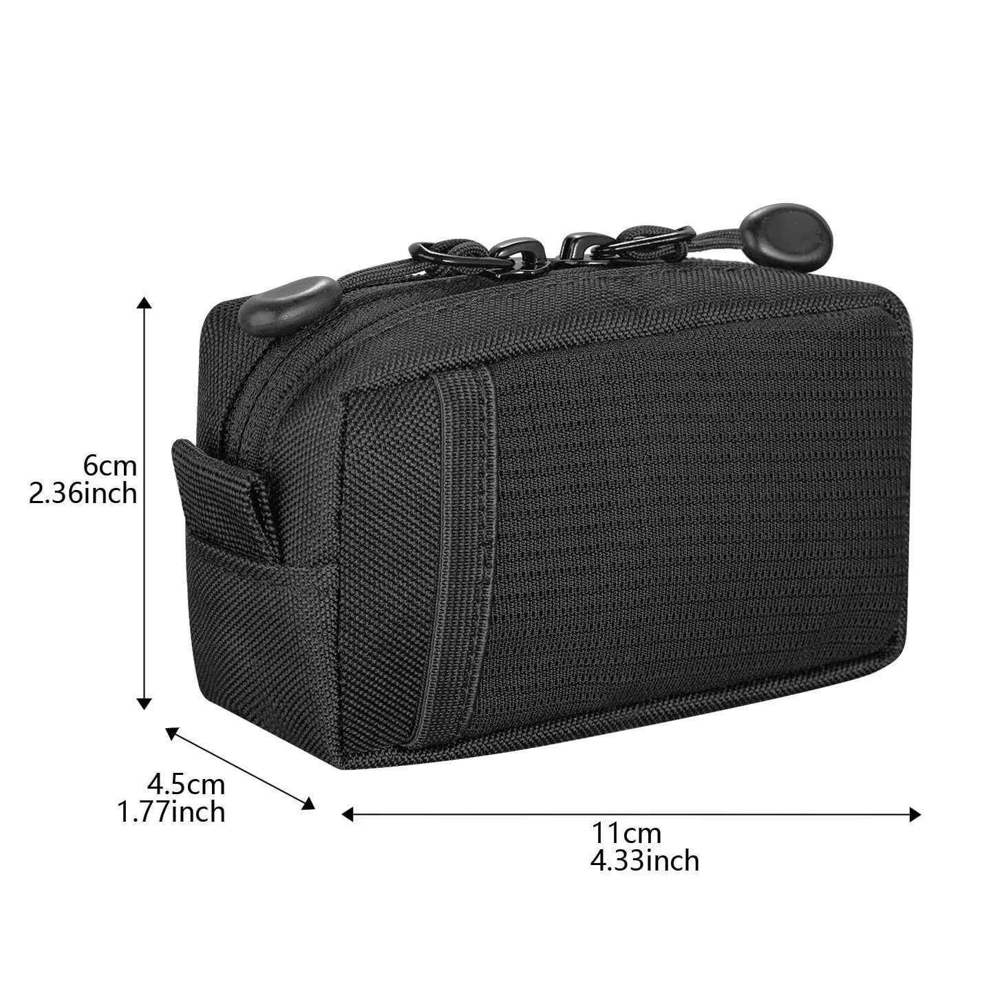 Tactical EDC Organizer Bag Durable Oxford Fabric Gear Pouch, Pocket Design for Outdoor, Hiking, Travel & Everyday Carrying
