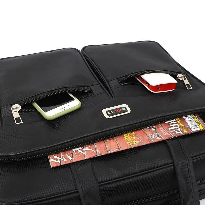 Casual Oxford Cloth Men's Shoulder Crossbody Bag Large Capacity Business Travel Handbag Leisure Sports Bag Stylish Durable