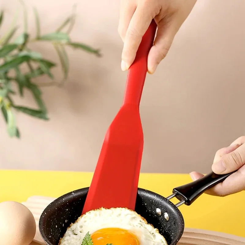 Silicone Frying Shovel Non-stick Surface Kitchen Pancake Fried Egg Transfer Shovel Steak Shovel Kitchen Baking Tools