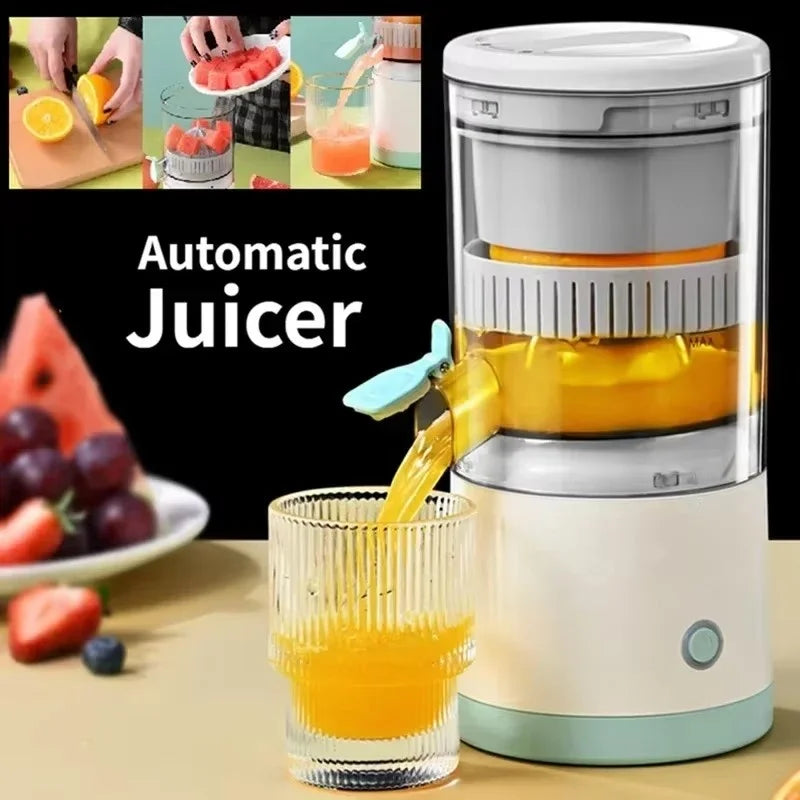 Portable USB Juicer Fully Automatic Fruit Juice Extractor Household Electric Squeezer for Orange Lemon