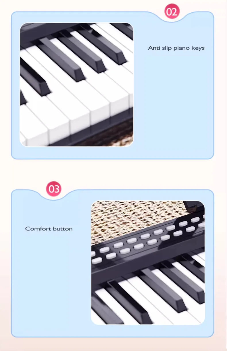 Adult Electronic Piano 88-key Digital Piano Musical Keyboard Synthesizer Professional Pianos Bluetooth Musical Electric Organ